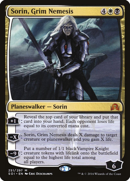 Sorin, Grim Nemesis [Shadows over Innistrad] [Foil]