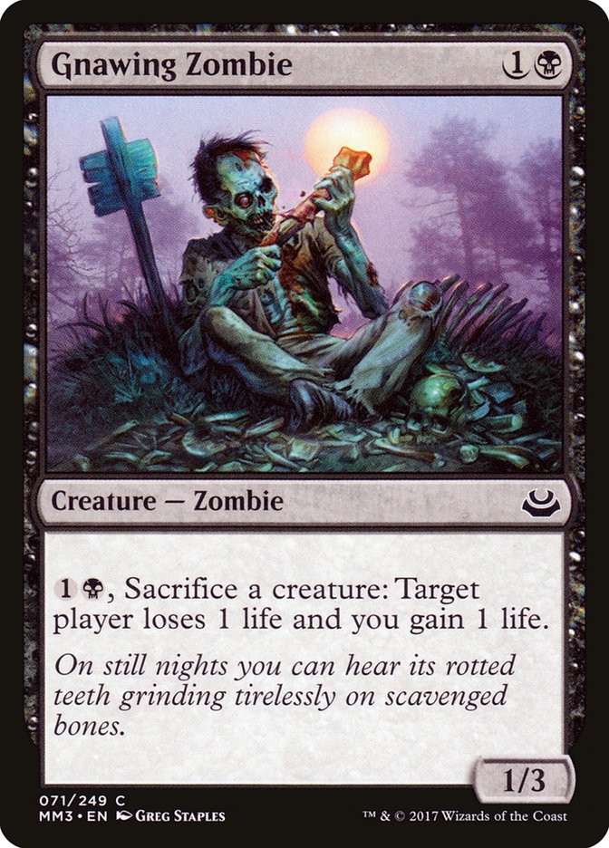 Gnawing Zombie [Modern Masters 2017] [Foil]