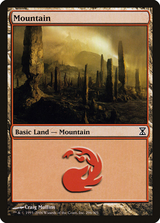 Mountain (296) [Time Spiral] [Foil]