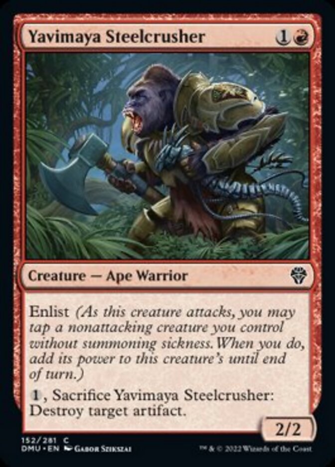Yavimaya Steelcrusher [Dominaria United] [Foil]