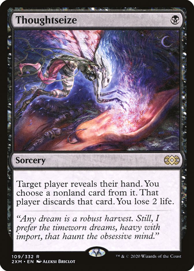 Thoughtseize [Double Masters] [Foil]