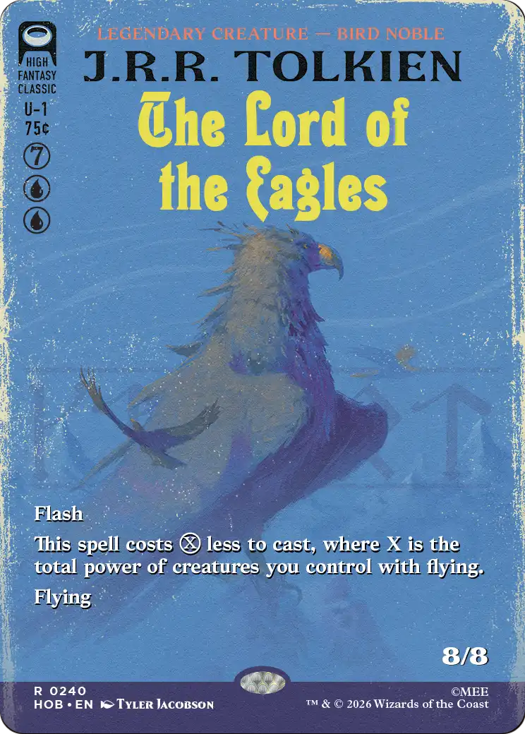 The Lord of the Eagles (Borderless) [The Hobbit] [Foil]