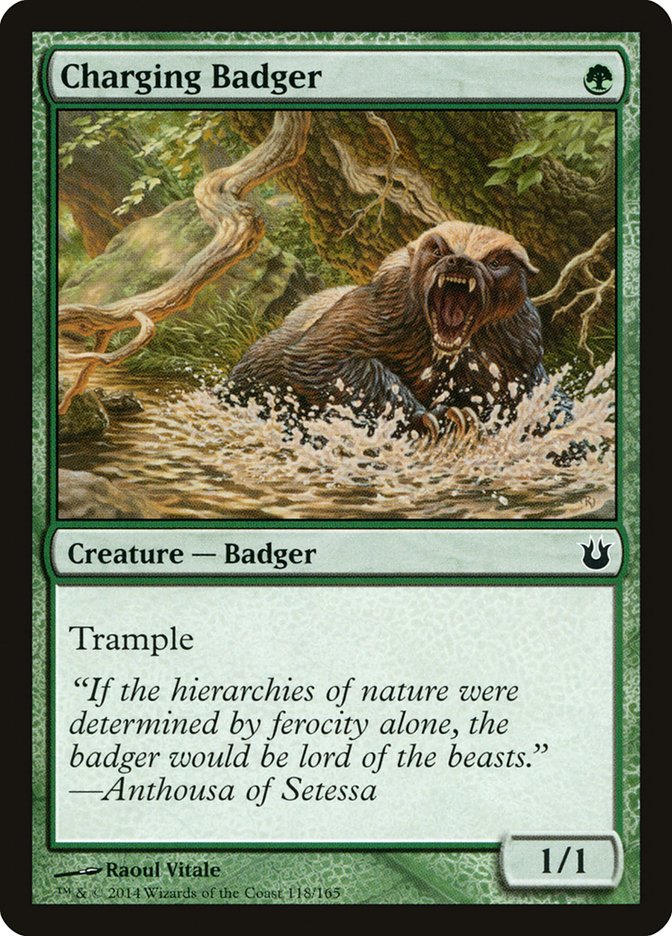 Charging Badger [Born of the Gods] [Foil]