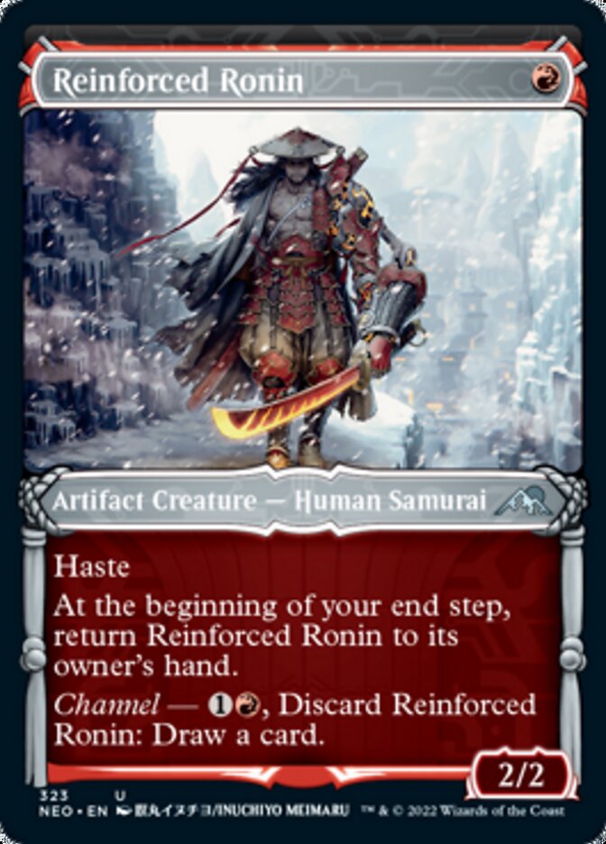 Reinforced Ronin (Showcase Samurai) [Kamigawa: Neon Dynasty] [Foil]