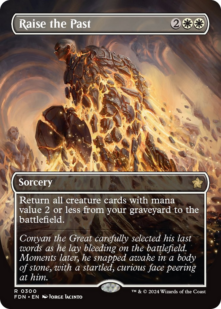 Raise the Past (Borderless) [Foundations] [Foil]