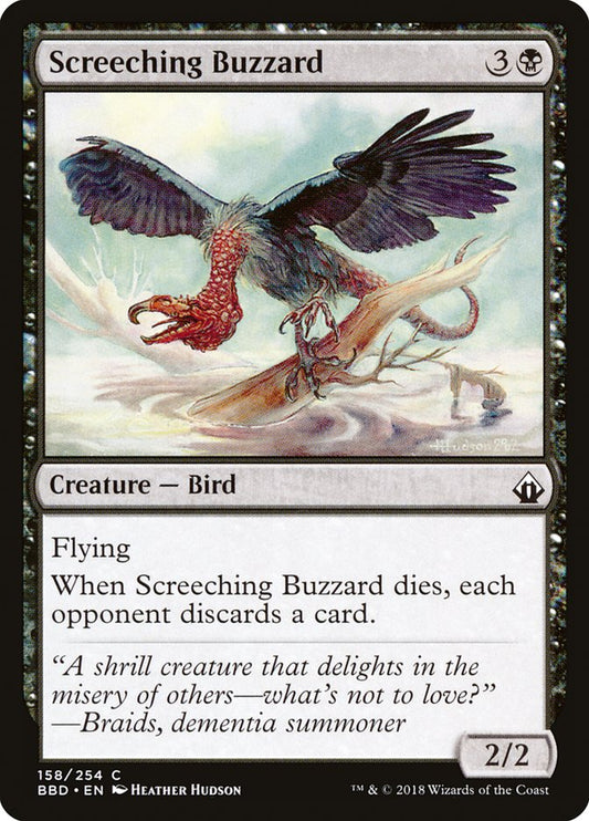 Screeching Buzzard [Battlebond] [Foil]