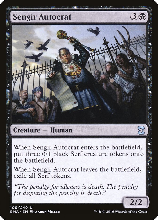 Sengir Autocrat [Eternal Masters] [Foil]