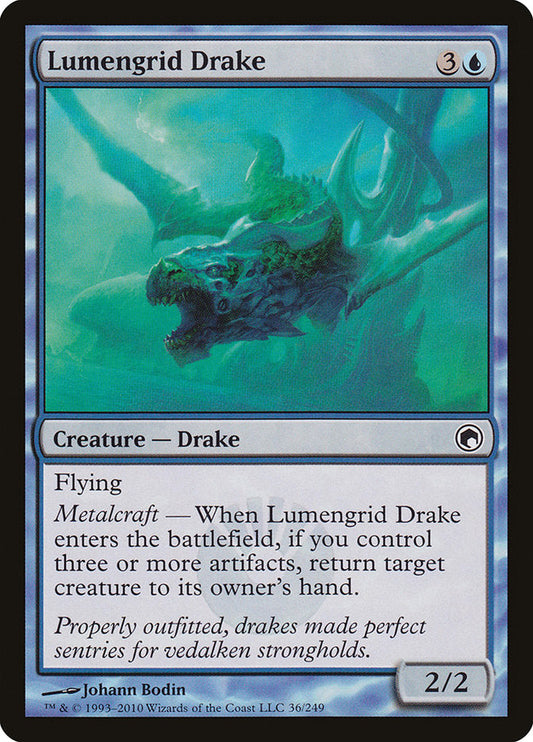Lumengrid Drake [Scars of Mirrodin] [Foil]