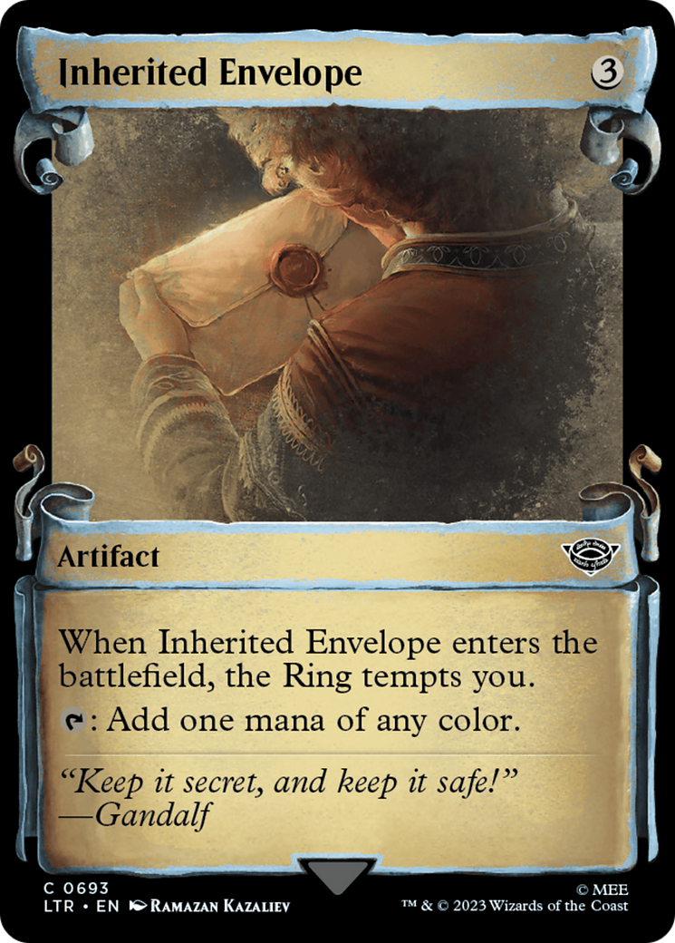 Inherited Envelope [The Lord of the Rings: Tales of Middle-Earth Showcase Scrolls] [Foil]