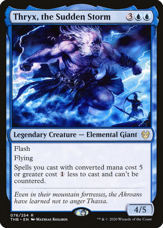 Thryx, the Sudden Storm [Theros Beyond Death] [Foil]