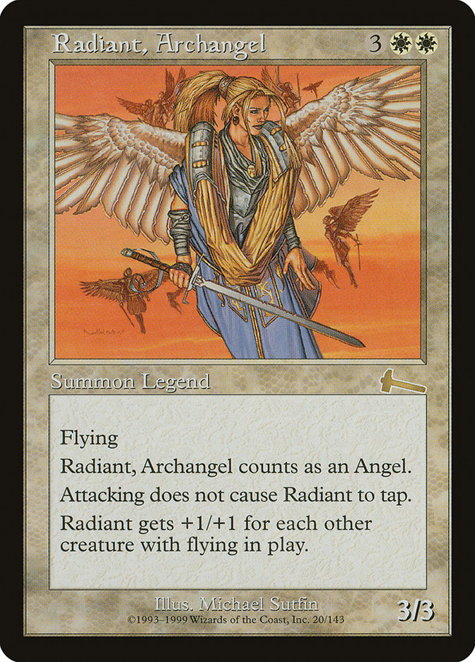 Radiant, Archangel [Urza's Legacy] [Foil]