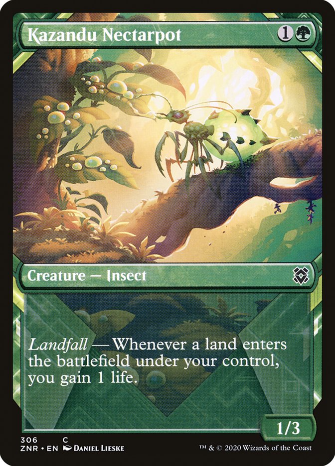 Kazandu Nectarpot (Showcase) [Zendikar Rising] [Foil]