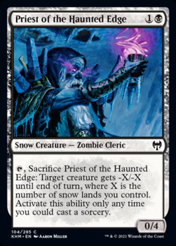 Priest of the Haunted Edge [Kaldheim] [Foil]