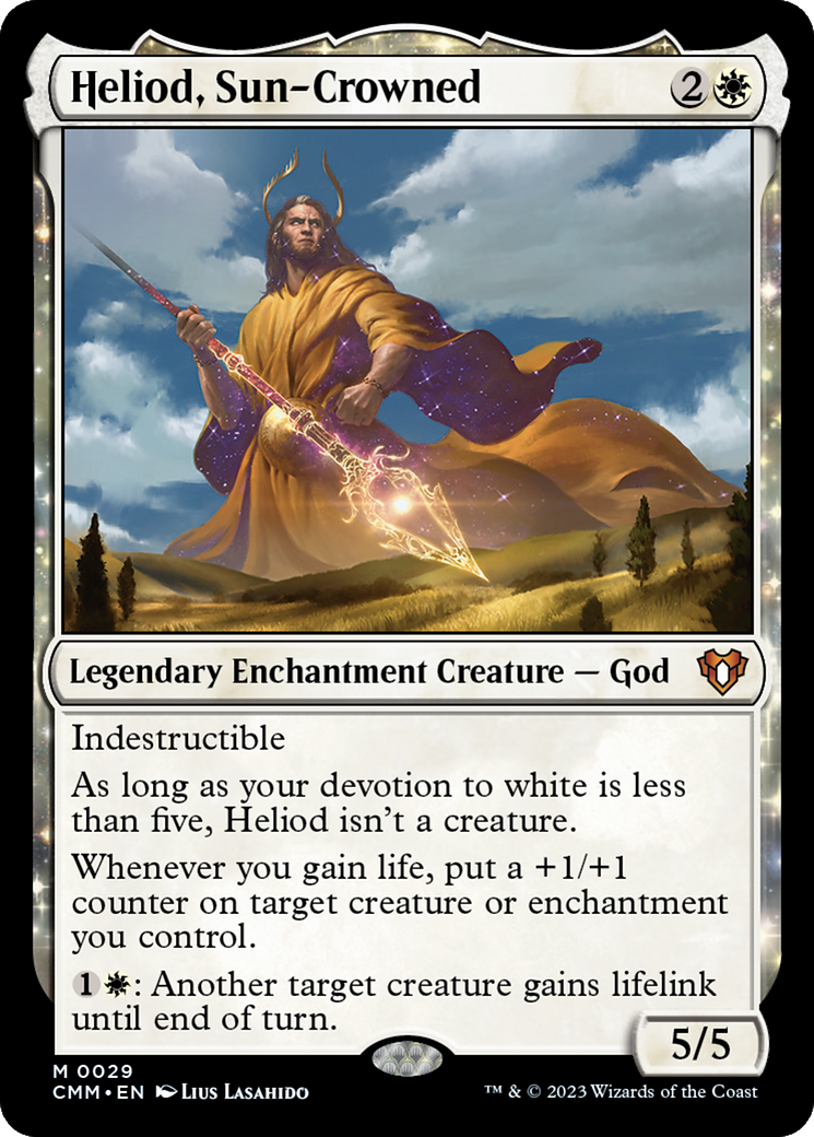 Heliod, Sun-Crowned [Commander Masters] [Foil]