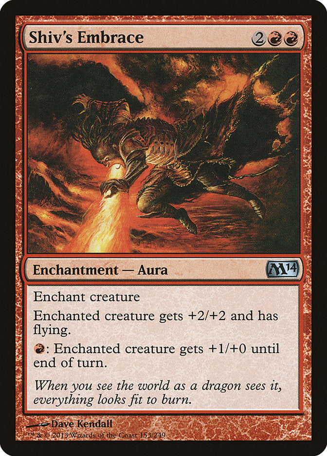 Shiv's Embrace [Core Set 2014] [Foil]