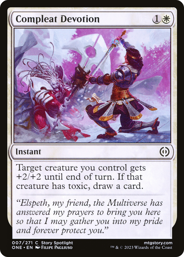 Compleat Devotion [Phyrexia: All Will Be One] [Foil]
