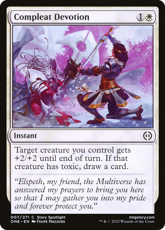 Compleat Devotion [Phyrexia: All Will Be One] [Foil]