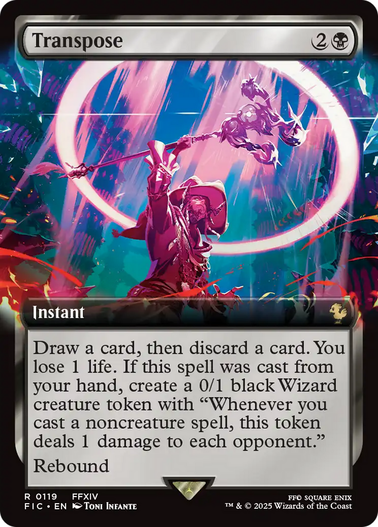 Transpose (Extended Art) [FINAL FANTASY Commander] [Foil]