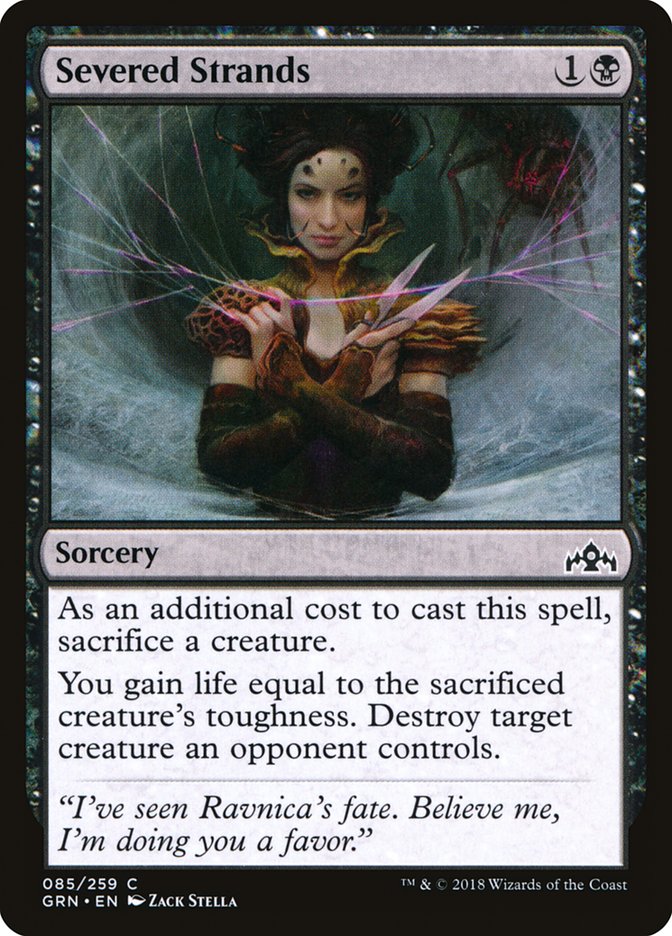 Severed Strands [Guilds of Ravnica] [Foil]