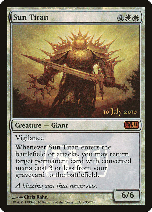 Sun Titan [Core Set 2011 Prerelease Promos]