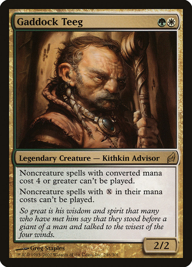 Gaddock Teeg [Lorwyn] [Foil]