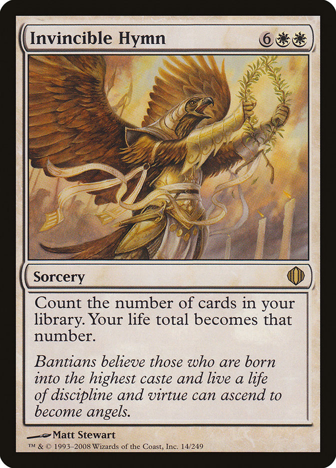 Invincible Hymn [Shards of Alara] [Foil]