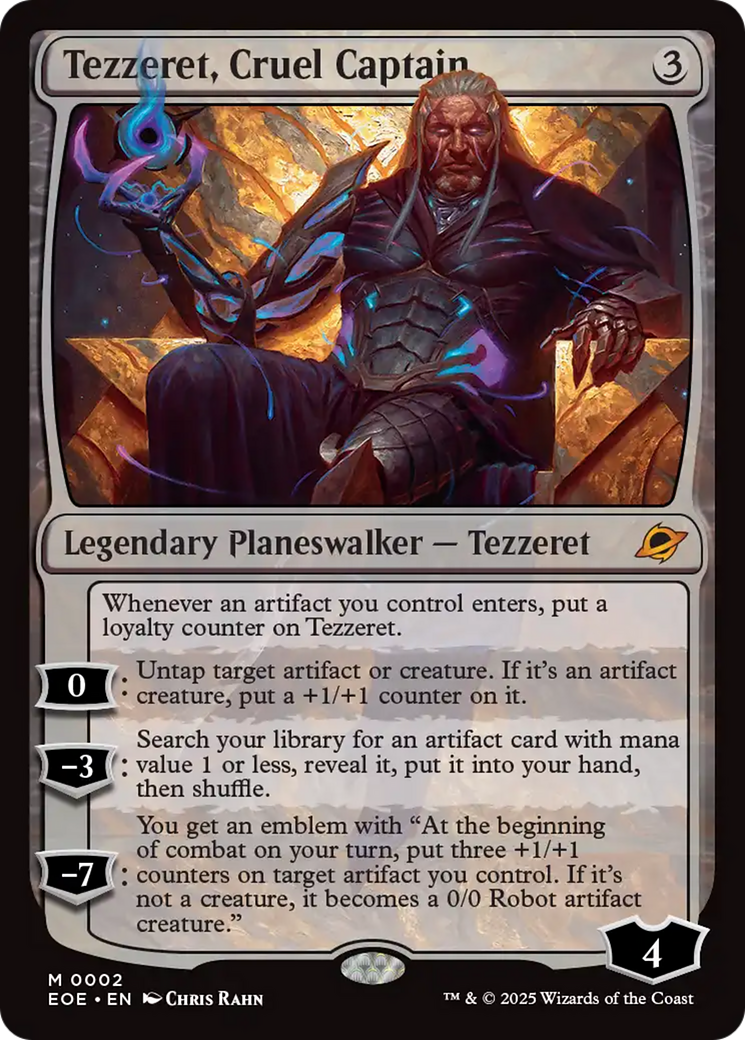 Tezzeret, Cruel Captain [Edge of Eternities] [Foil]