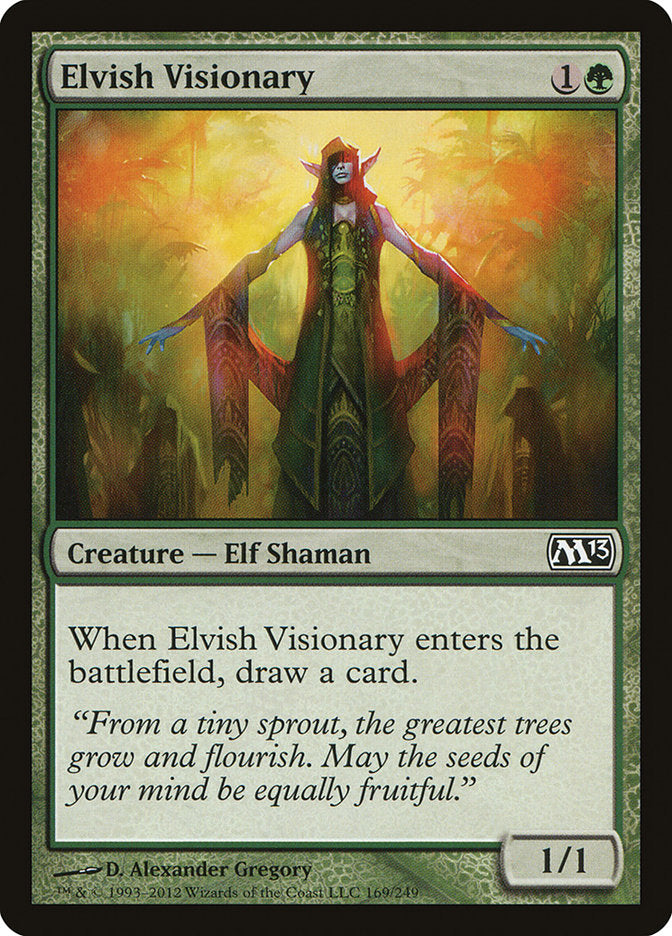 Elvish Visionary [Core Set 2013] [Foil]