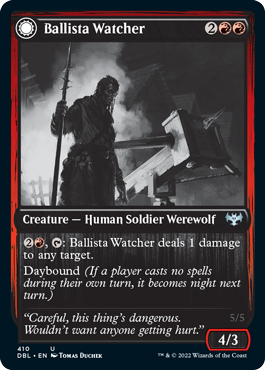 Ballista Watcher // Ballista Wielder [Innistrad: Double Feature] [Foil]