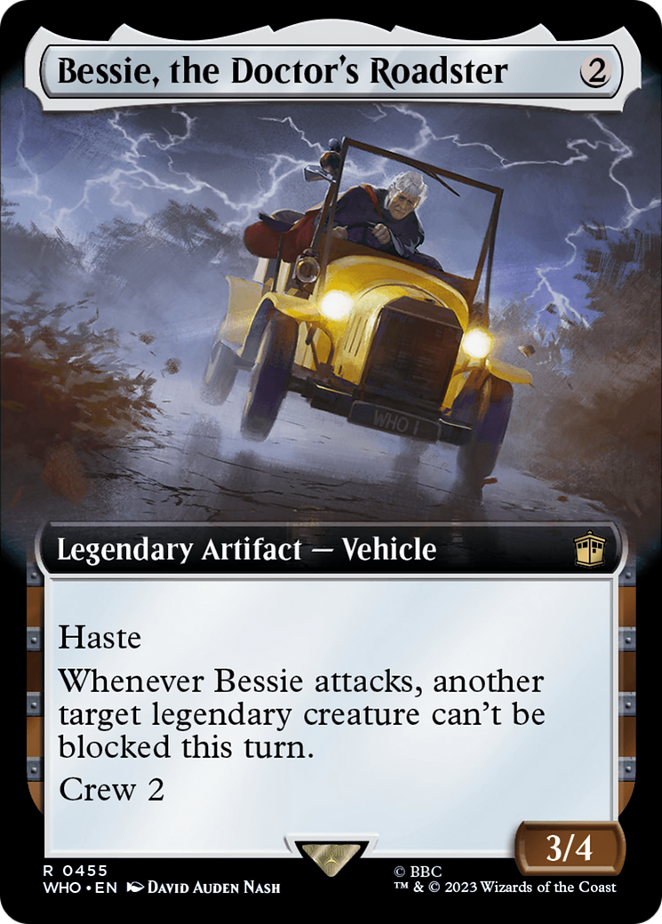 Bessie, the Doctor's Roadster (Extended Art) [Doctor Who] [Foil]