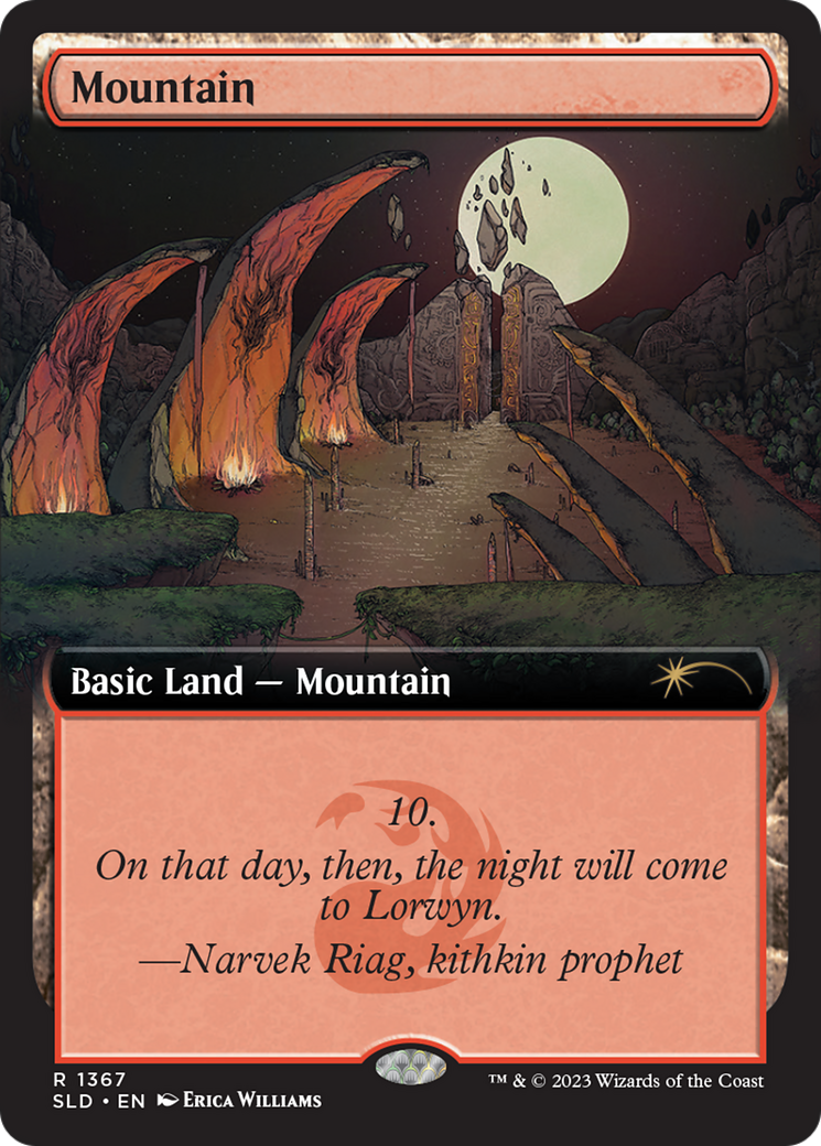 Mountain (1367) [Secret Lair Drop Series] [Foil]