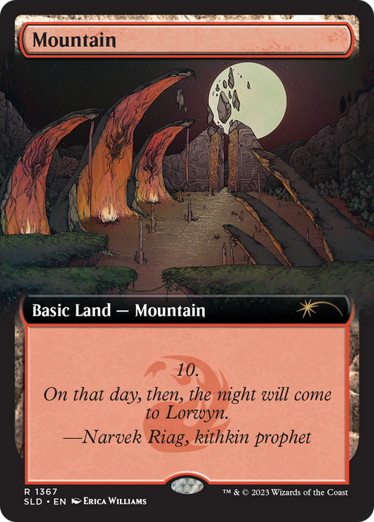 Mountain (1367) [Secret Lair Drop Series] [Foil]