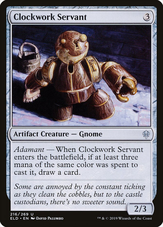 Clockwork Servant [Throne of Eldraine] [Foil]