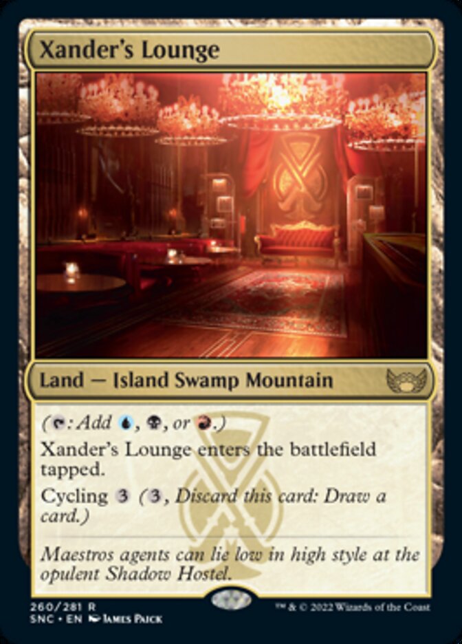 Xander's Lounge [Streets of New Capenna] [Foil]