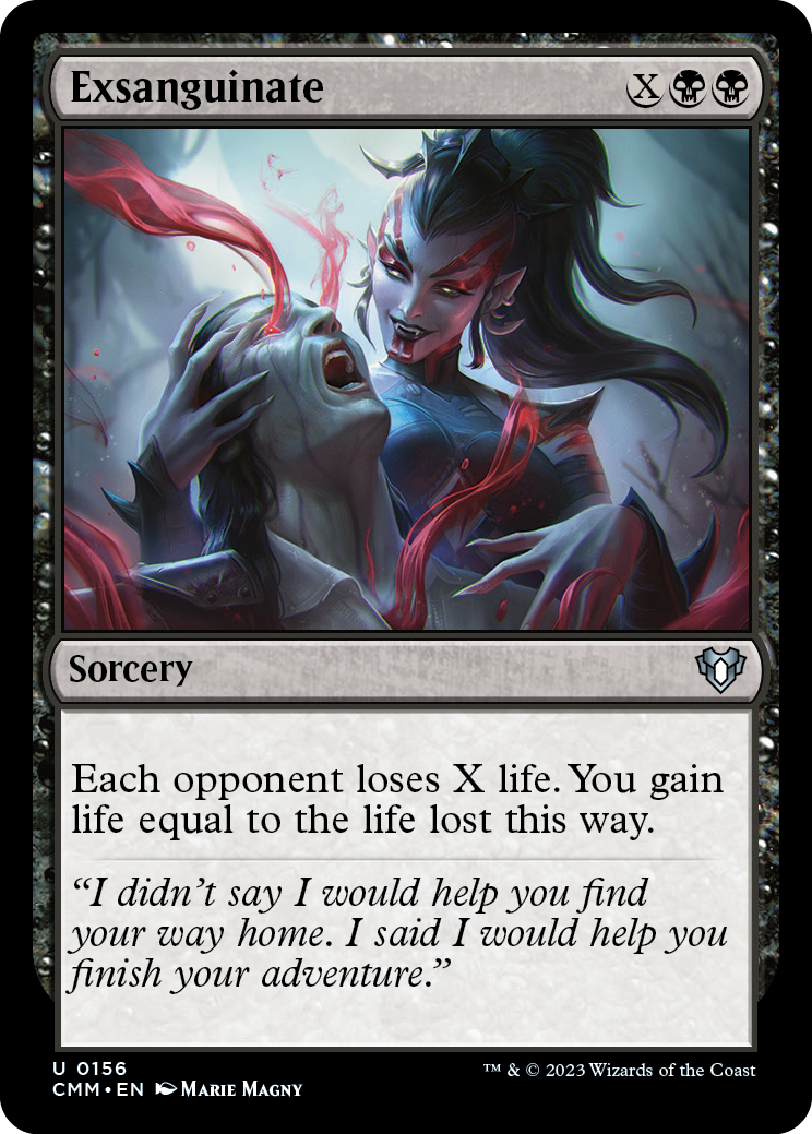 Exsanguinate [Commander Masters] [Foil]