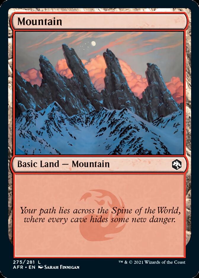 Mountain (275) [Dungeons & Dragons: Adventures in the Forgotten Realms] [Foil]