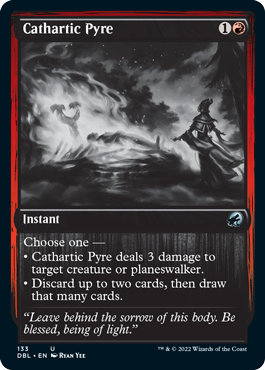 Cathartic Pyre [Innistrad: Double Feature] [Foil]