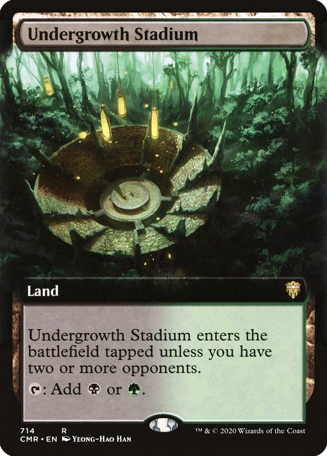 Undergrowth Stadium (Extended Art) [Commander Legends] [Foil]