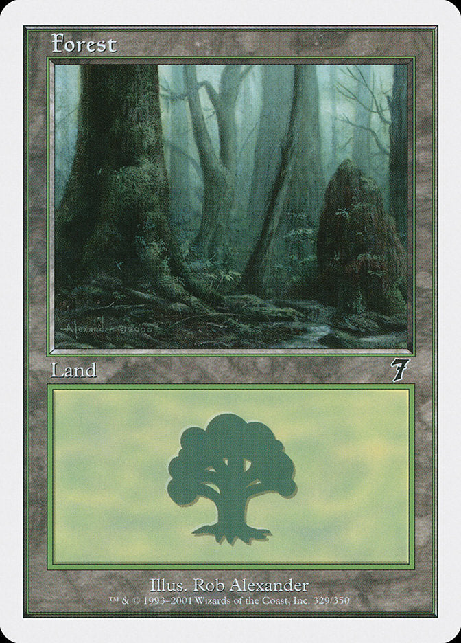 Forest (329) [Seventh Edition] [Foil]