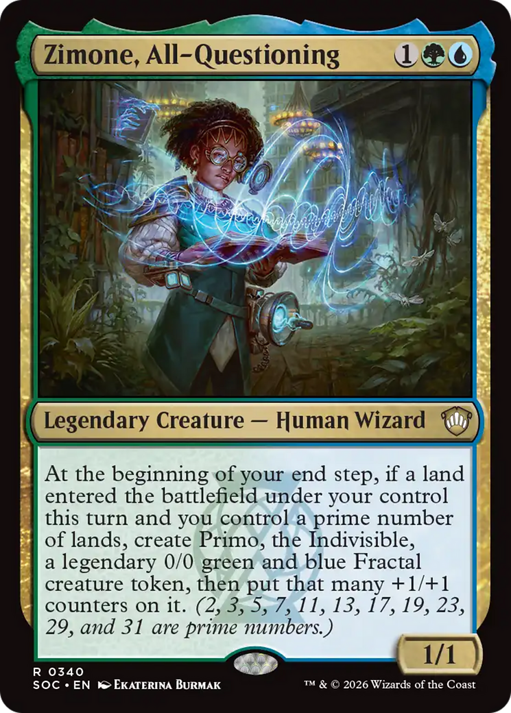 Zimone, All-Questioning [Secrets of Strixhaven Commander] [Foil]