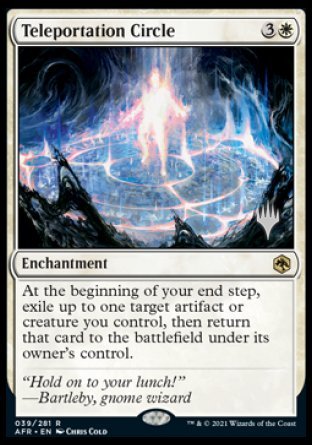 Teleportation Circle (Promo Pack) [Dungeons & Dragons: Adventures in the Forgotten Realms Promos] [Foil]