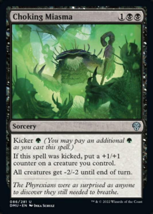 Choking Miasma [Dominaria United] [Foil]