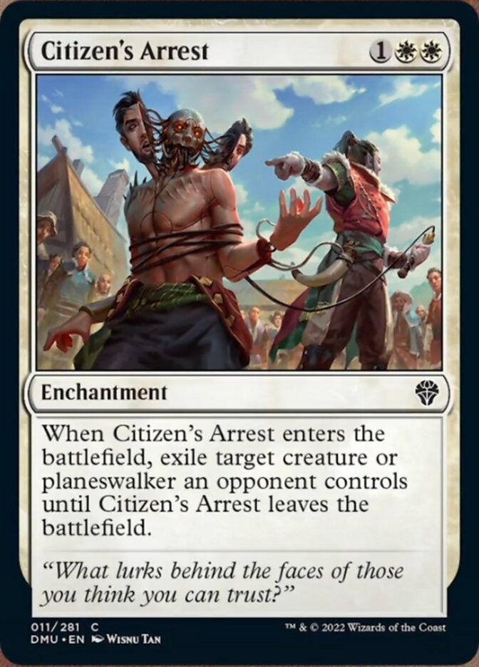 Citizen's Arrest [Dominaria United] [Foil]