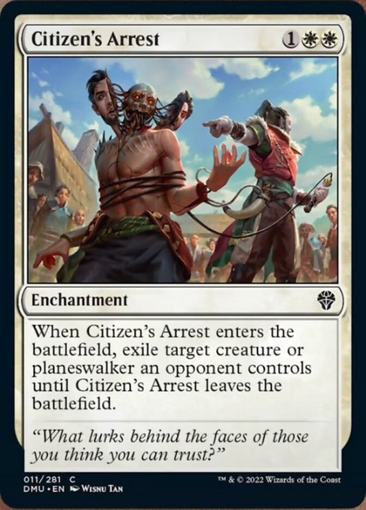 Citizen's Arrest [Dominaria United] [Foil]