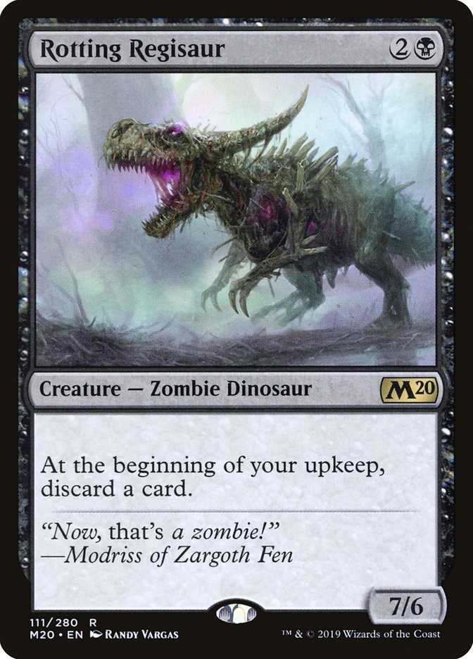 Rotting Regisaur [Core Set 2020] [Foil]