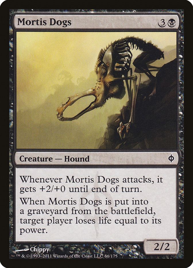 Mortis Dogs [New Phyrexia] [Foil]