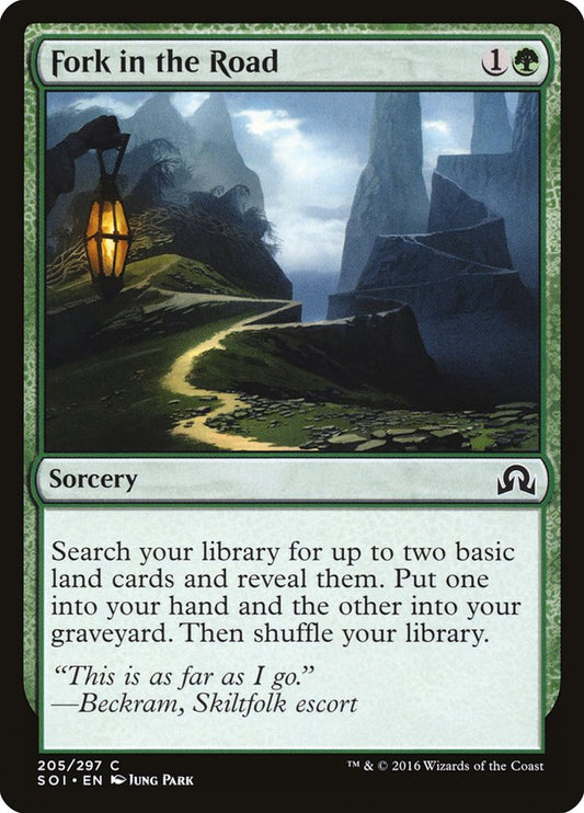 Fork in the Road [Shadows over Innistrad] [Foil]