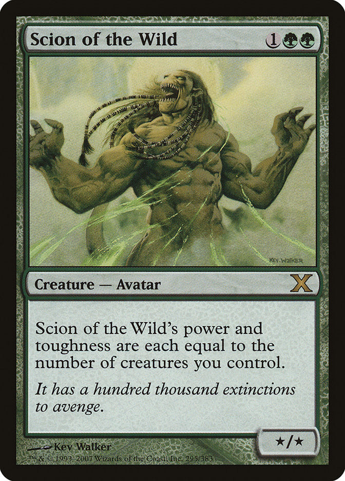 Scion of the Wild [Tenth Edition] [Foil]