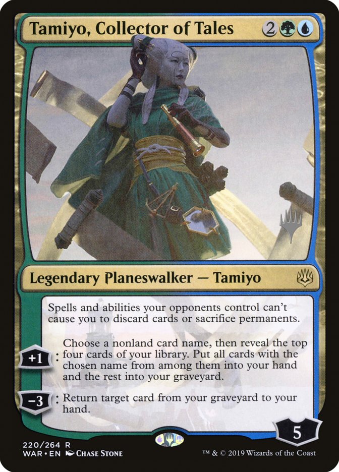 Tamiyo, Collector of Tales (Promo Pack) [War of the Spark Promos] [Foil]