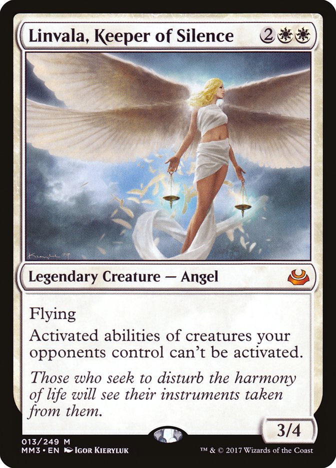Linvala, Keeper of Silence [Modern Masters 2017] [Foil]